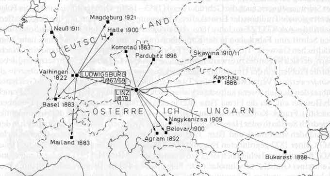 Franck in der Habsburgermonarchie; Quelle Lackner Stadler, Fabriken in der Stadt, 336.