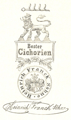 Franck Schutzmarke Zichorienkaffee Franck Schutzmarke Zichorienkaffee